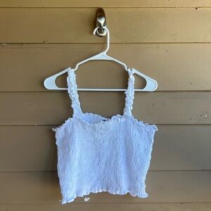 Old Navy Fitted Smocked Tank Top - Size L Casual Summer Lightweight